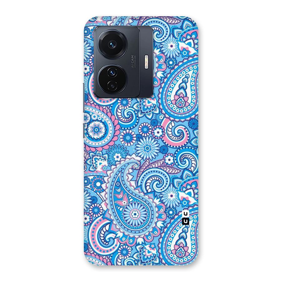 Artistic Blue Art Back Case for Vivo T1 Pro