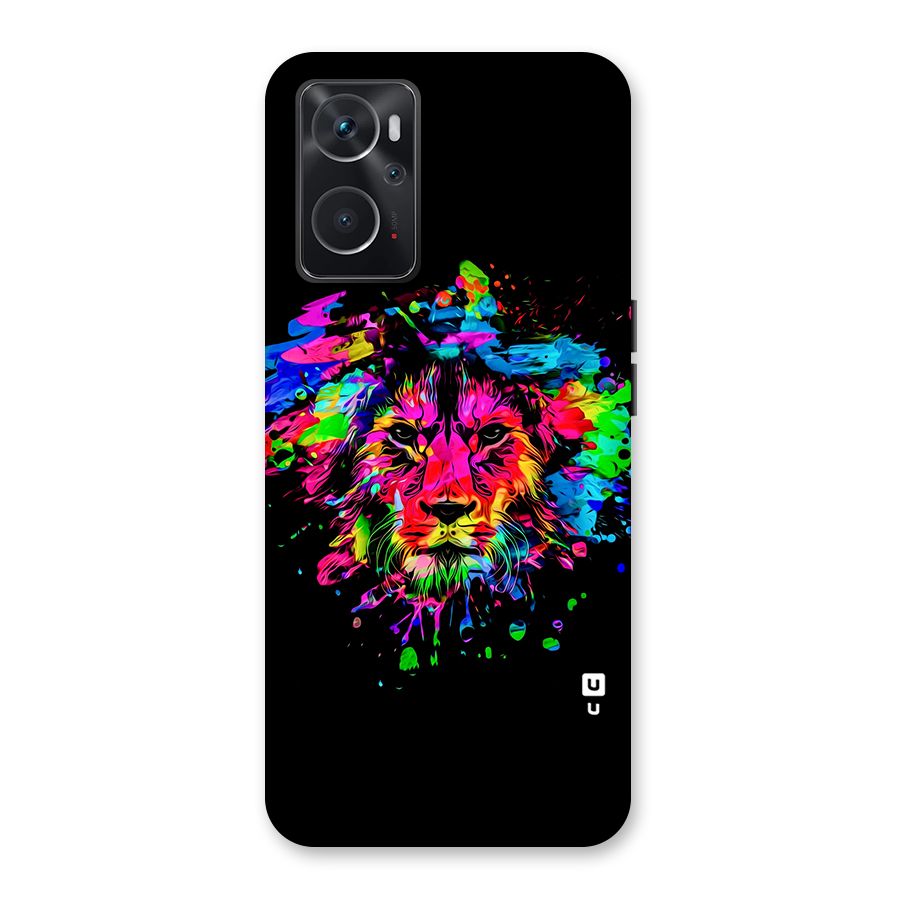 Artistic Lion Art Splash Back Case for Oppo K10 4G