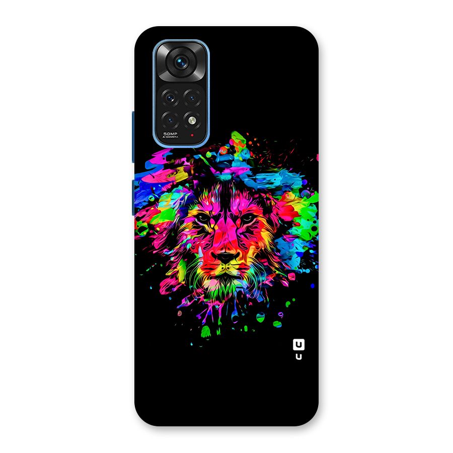 Artistic Lion Art Splash Back Case for Redmi Note 11S