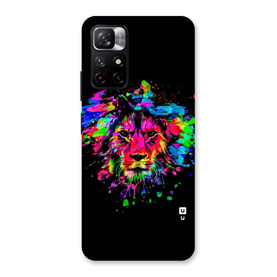 Artistic Lion Art Splash Back Case for Redmi Note 11T 5G
