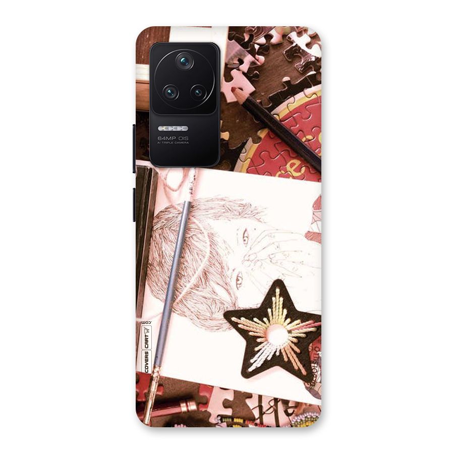 Artistic Messy Back Case for Poco F4 5G