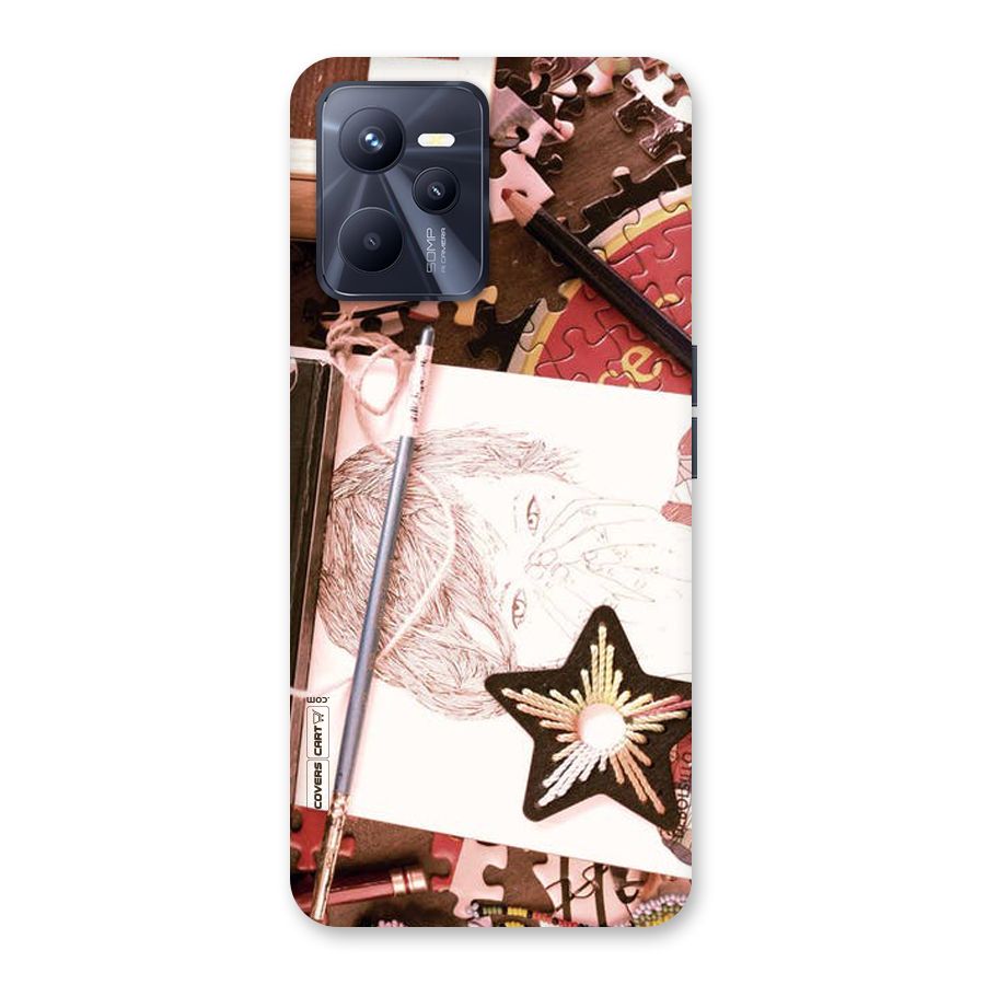 Artistic Messy Back Case for Realme C35