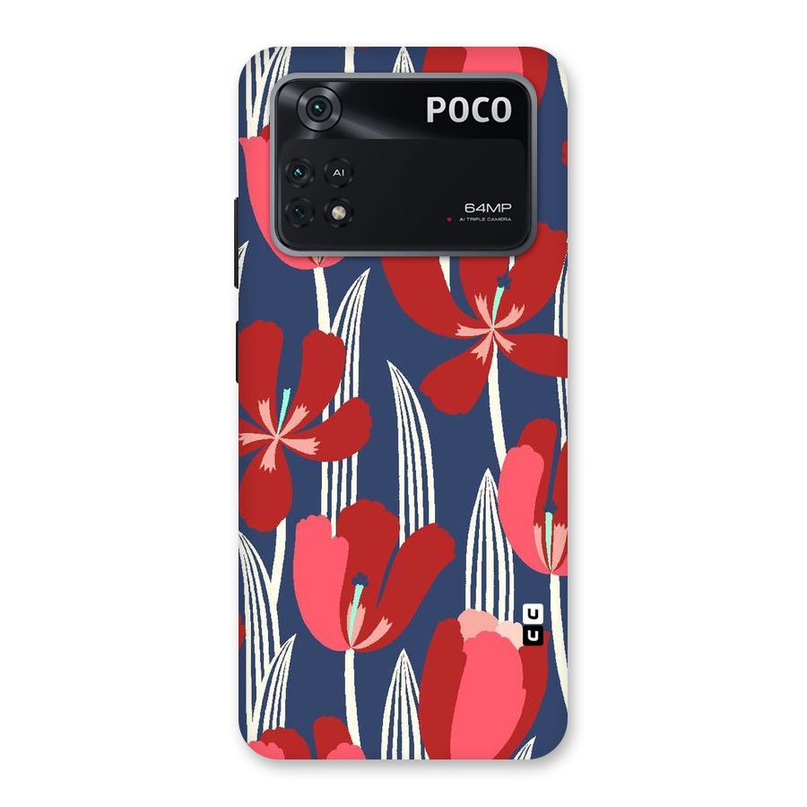 Artistic Tulips Back Case for Poco M4 Pro 4G