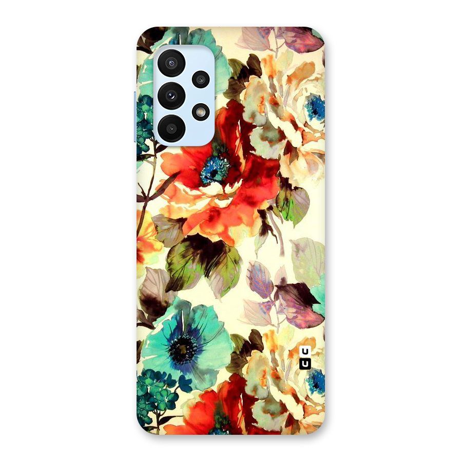 Artsy Bloom Flower Back Case for Galaxy A23