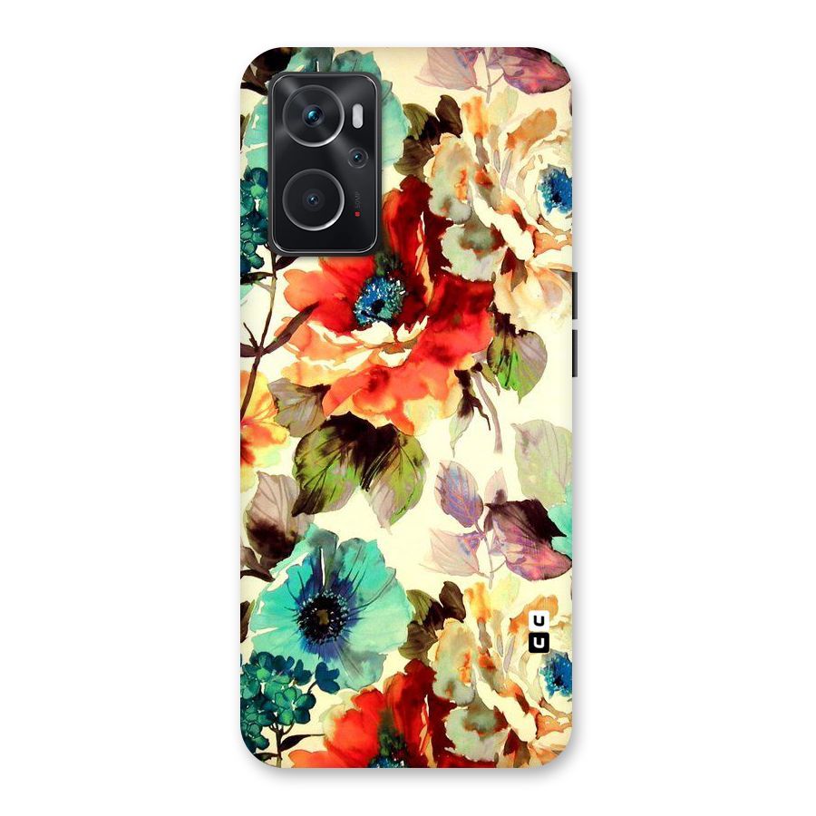 Artsy Bloom Flower Back Case for Oppo K10 4G