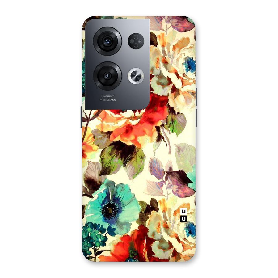 Artsy Bloom Flower Back Case for Oppo Reno8 Pro 5G