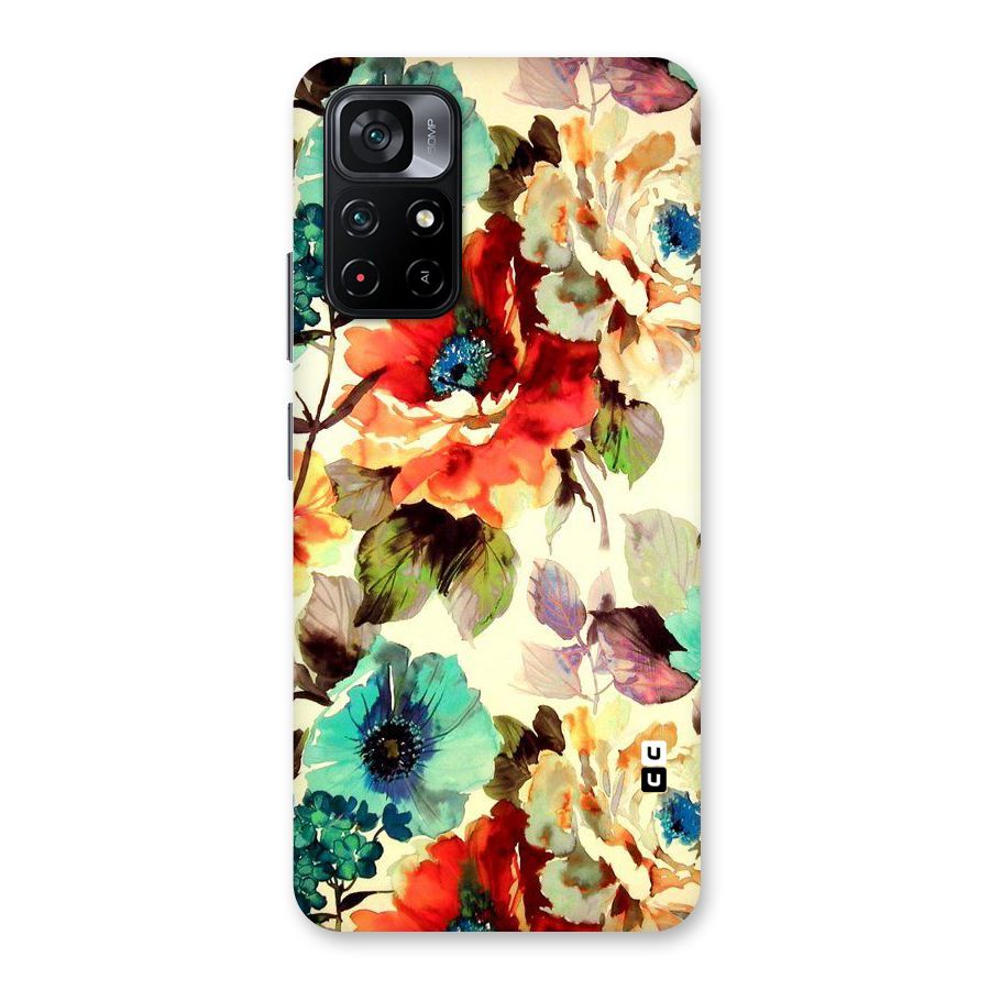Artsy Bloom Flower Back Case for Poco M4 Pro 5G