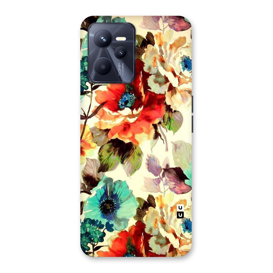 Artsy Bloom Flower Back Case for Realme C35