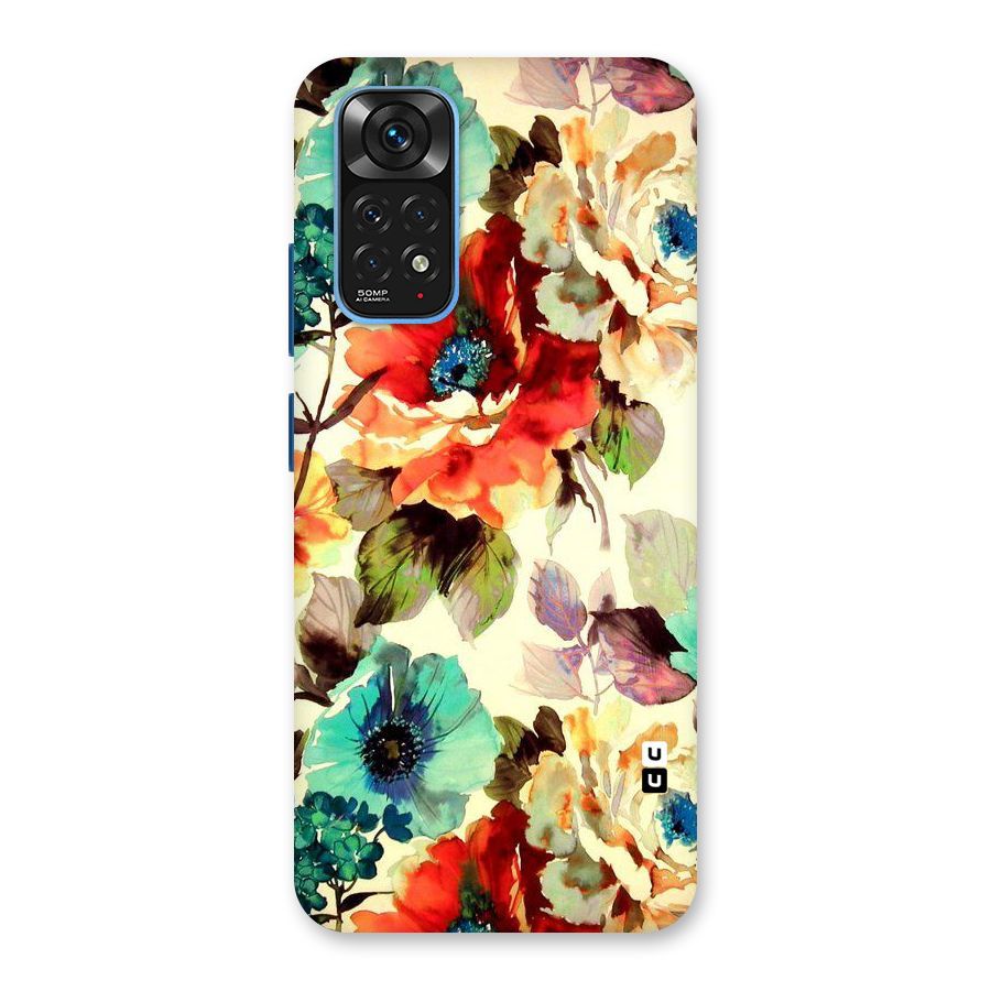 Artsy Bloom Flower Back Case for Redmi Note 11S