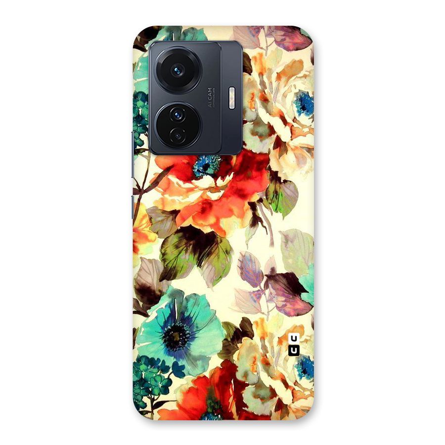 Artsy Bloom Flower Back Case for Vivo T1 Pro