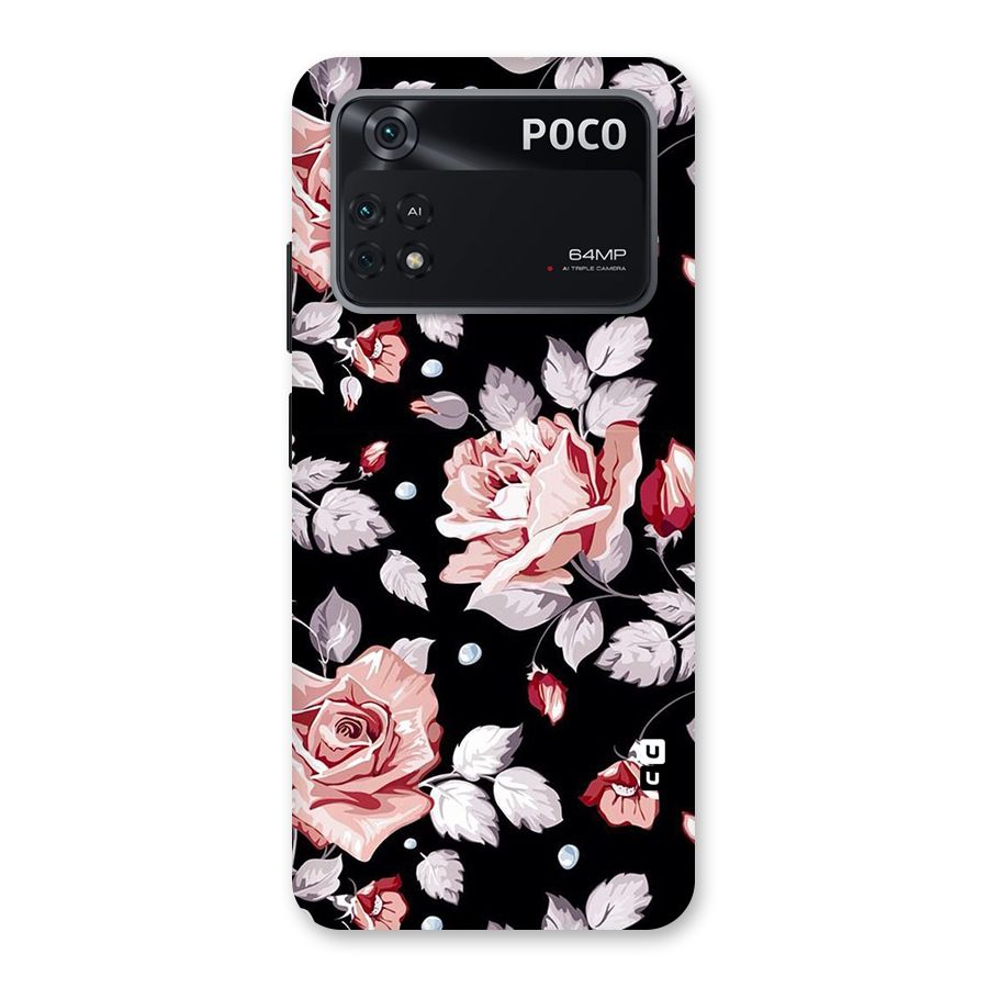 Artsy Floral Back Case for Poco M4 Pro 4G