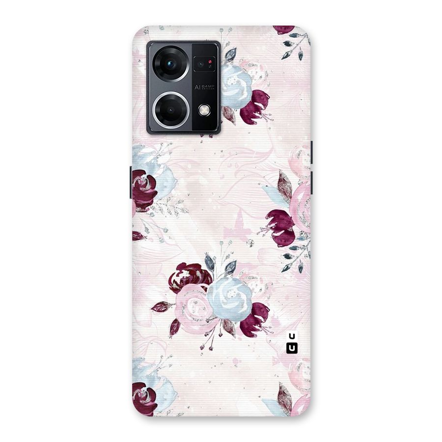 Artsy Florasy Glass Back Case for Oppo F21 Pro 5G