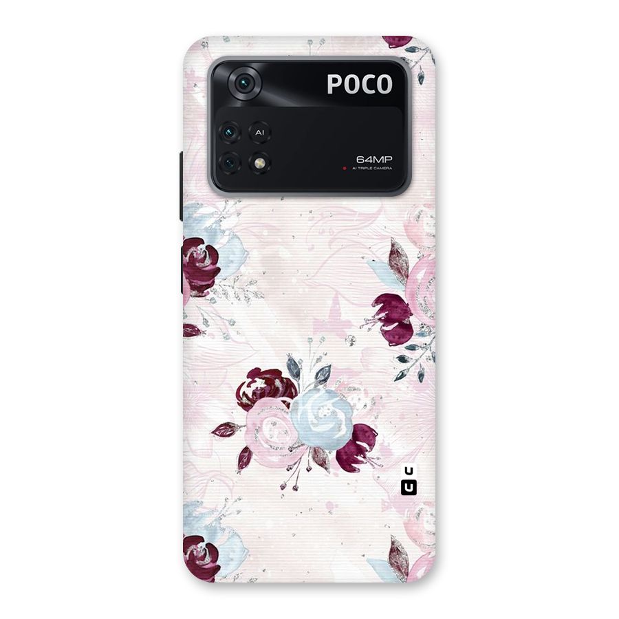 Artsy Florasy Back Case for Poco M4 Pro 4G