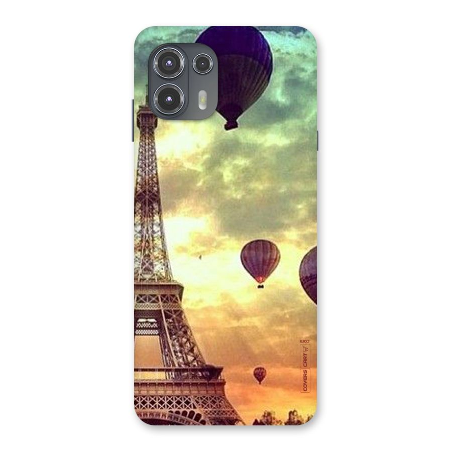 Artsy Hot Balloon And Tower Back Case for Motorola Edge 20 Fusion