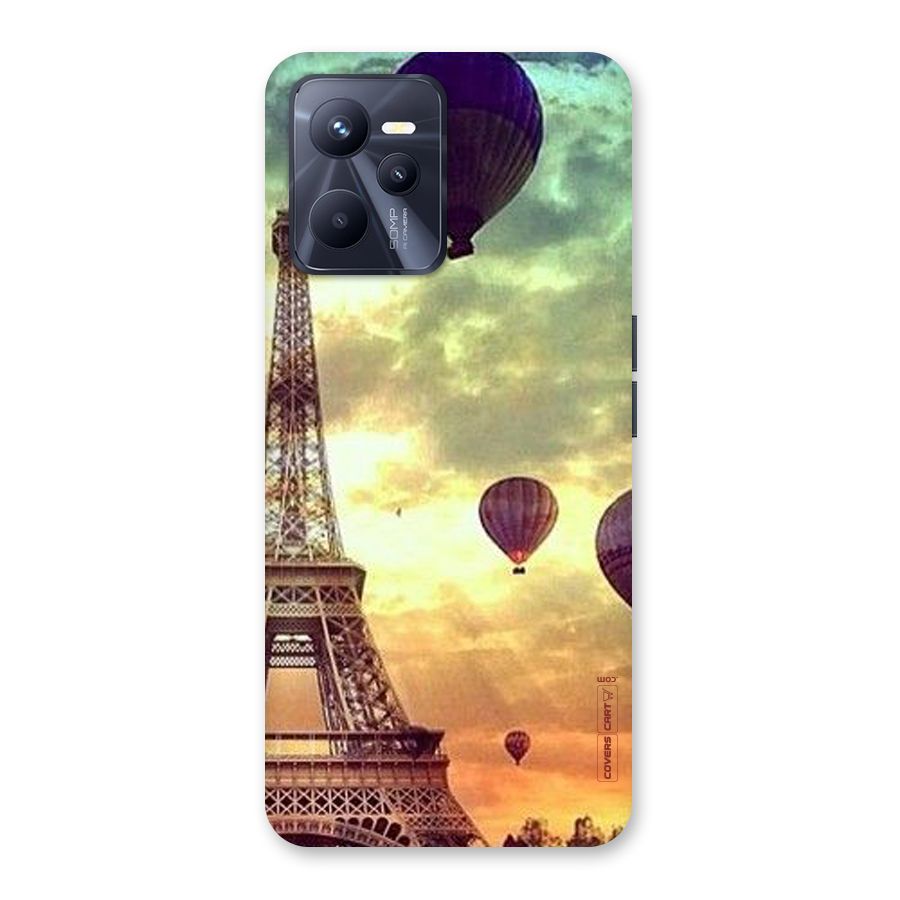 Artsy Hot Balloon And Tower Back Case for Realme C35