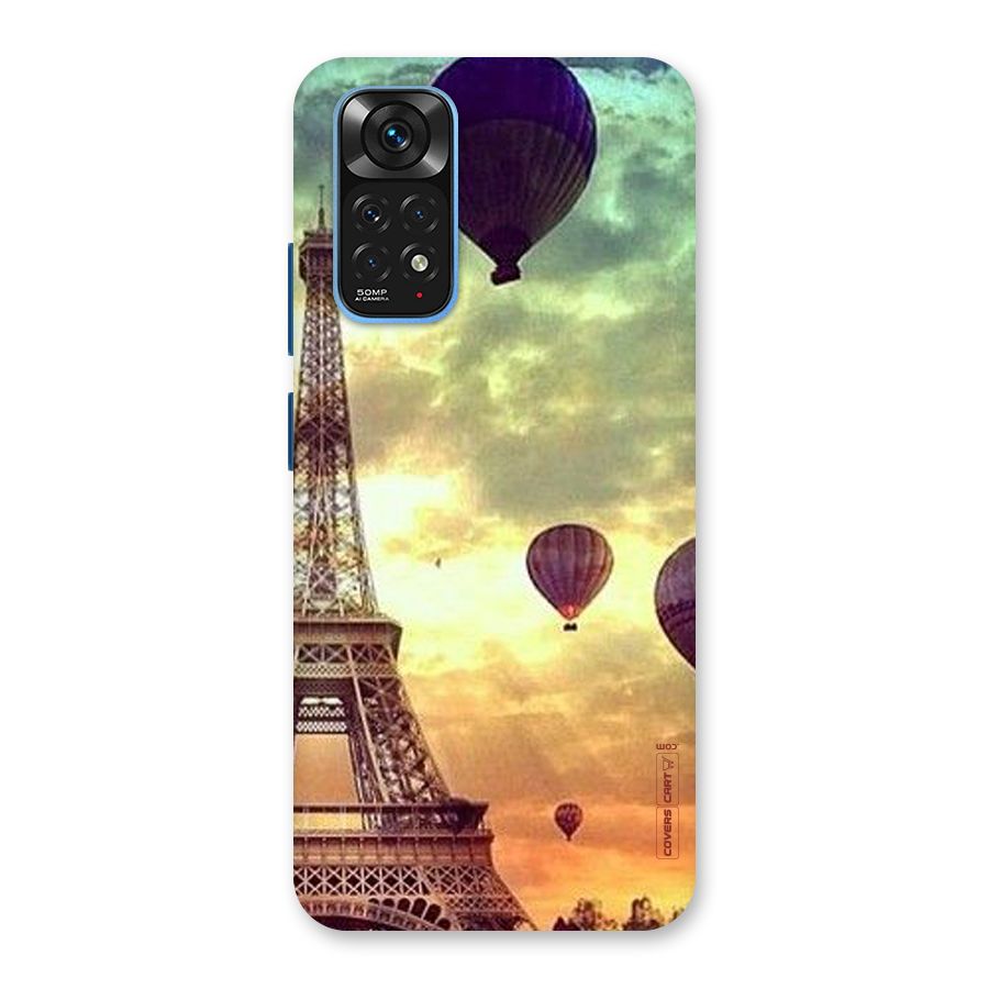 Artsy Hot Balloon And Tower Back Case for Redmi Note 11S