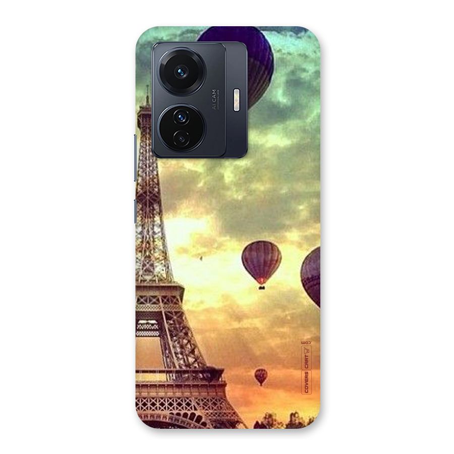 Artsy Hot Balloon And Tower Back Case for Vivo T1 Pro