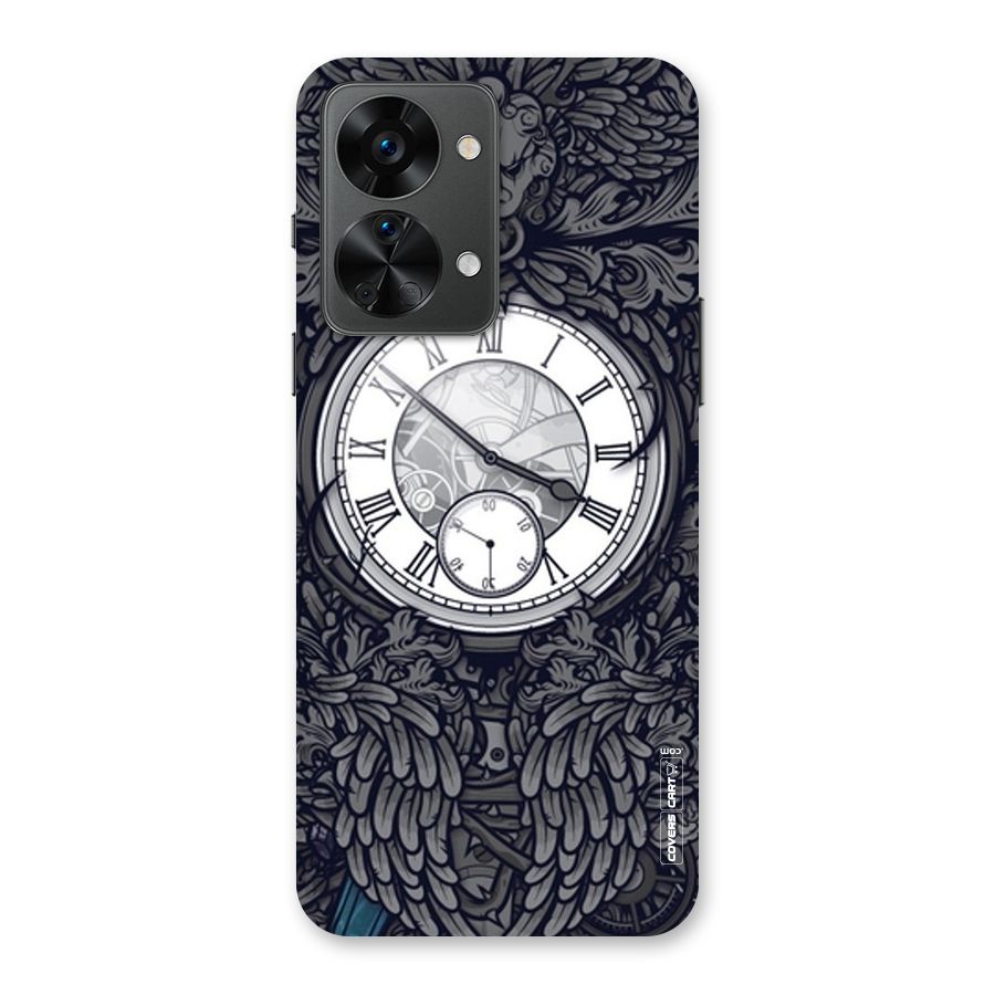 Artsy Wall Clock Back Case for OnePlus Nord 2T