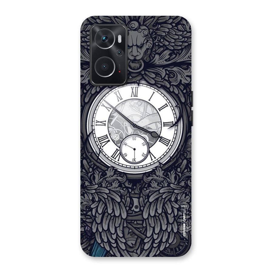 Artsy Wall Clock Back Case for Oppo K10 4G