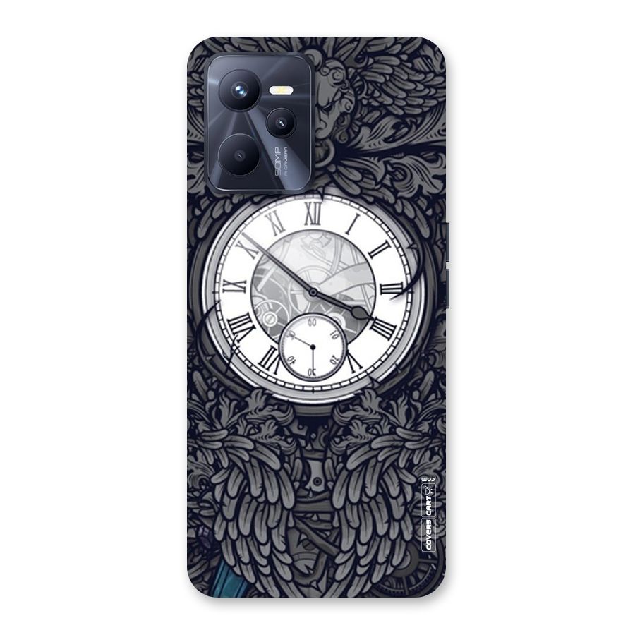 Artsy Wall Clock Back Case for Realme C35