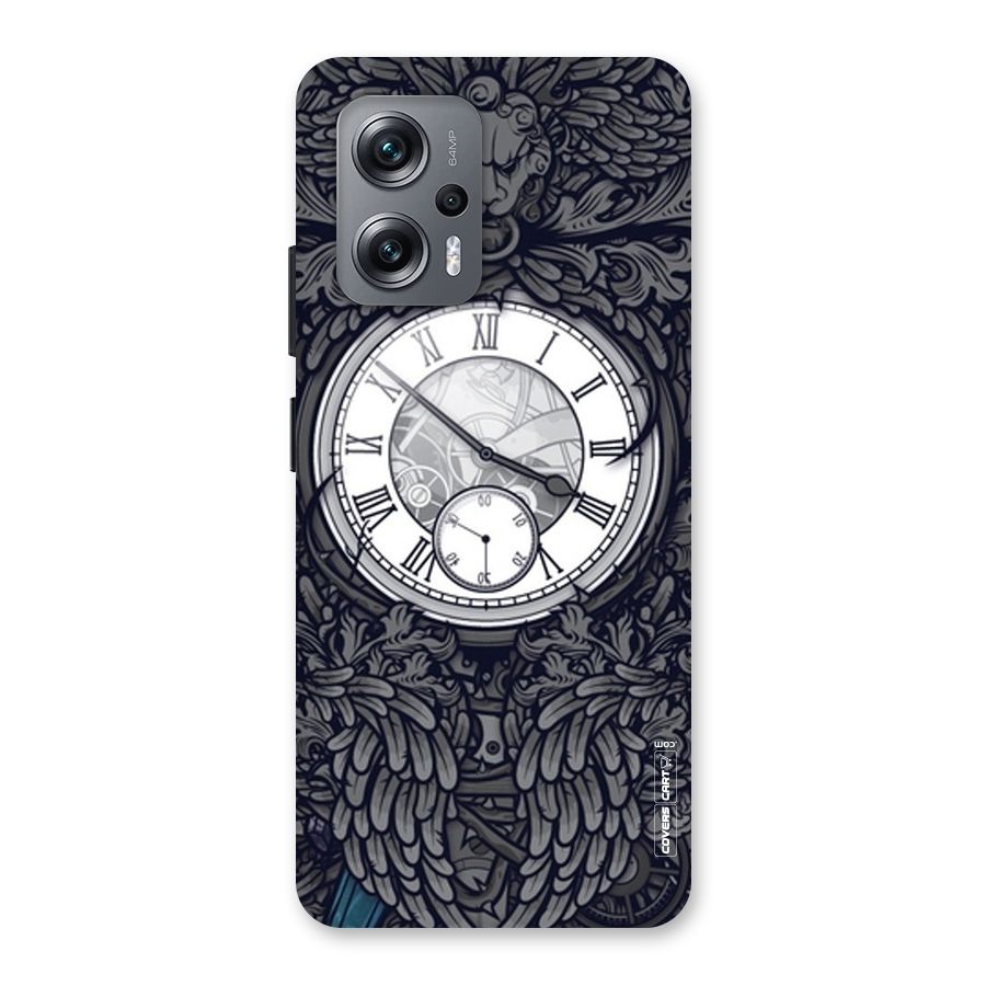 Artsy Wall Clock Back Case for Redmi K50i