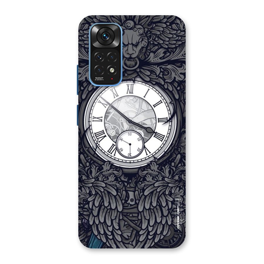 Artsy Wall Clock Back Case for Redmi Note 11S