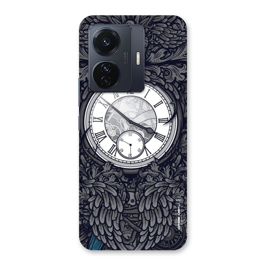 Artsy Wall Clock Back Case for Vivo T1 Pro