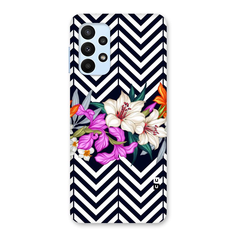 Artsy ZigZag Floral Back Case for Galaxy A23