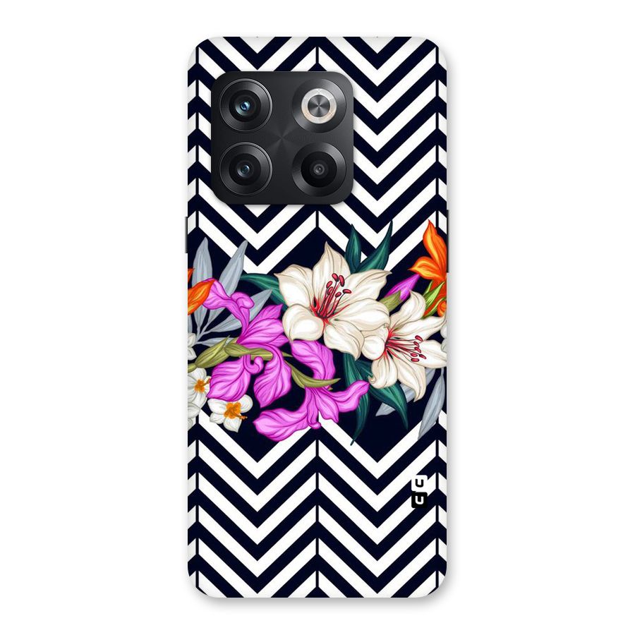 Artsy ZigZag Floral Back Case for OnePlus 10T