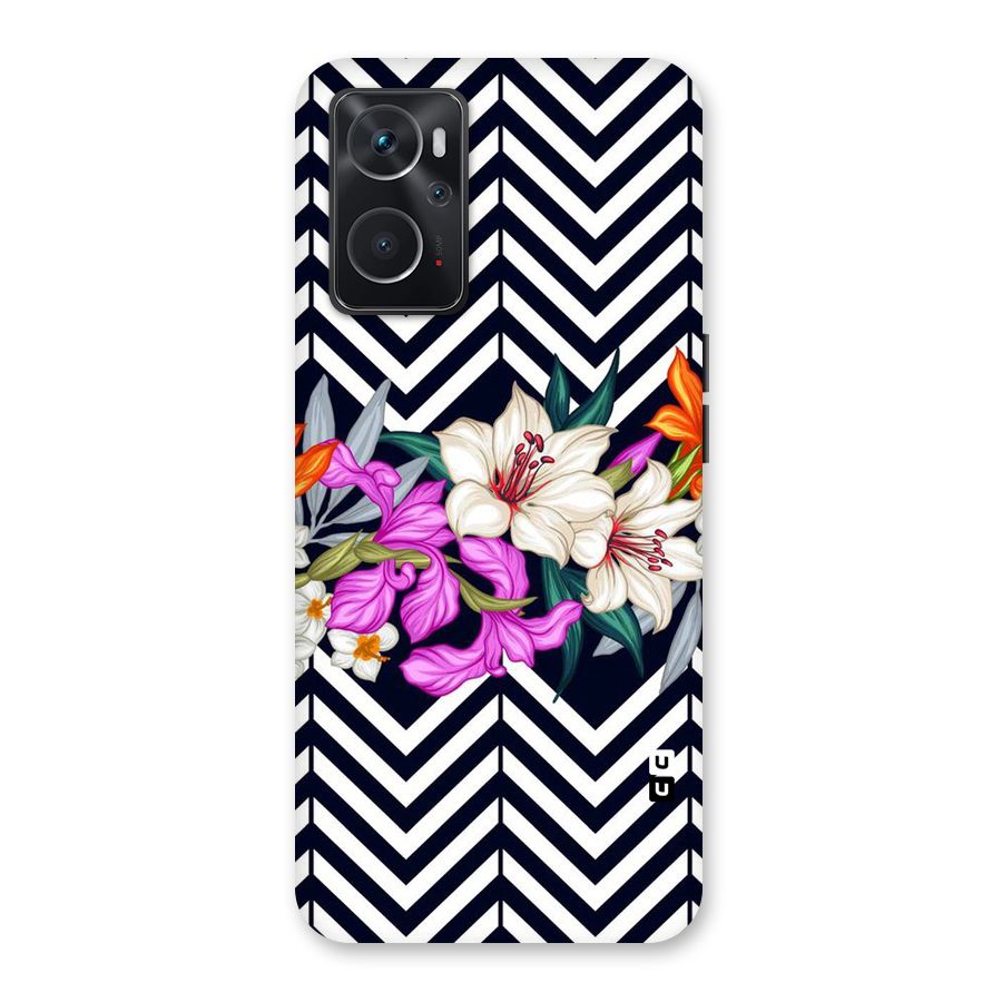 Artsy ZigZag Floral Back Case for Oppo K10 4G