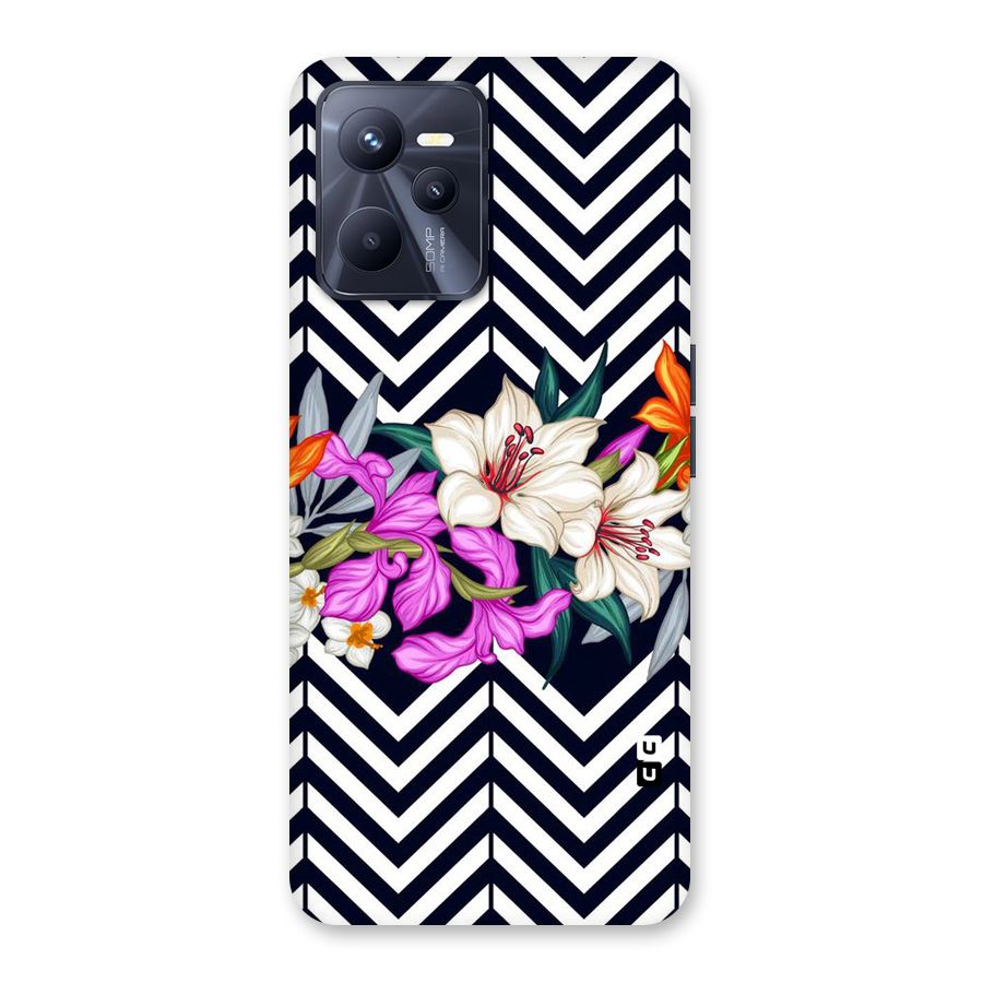 Artsy ZigZag Floral Back Case for Realme C35