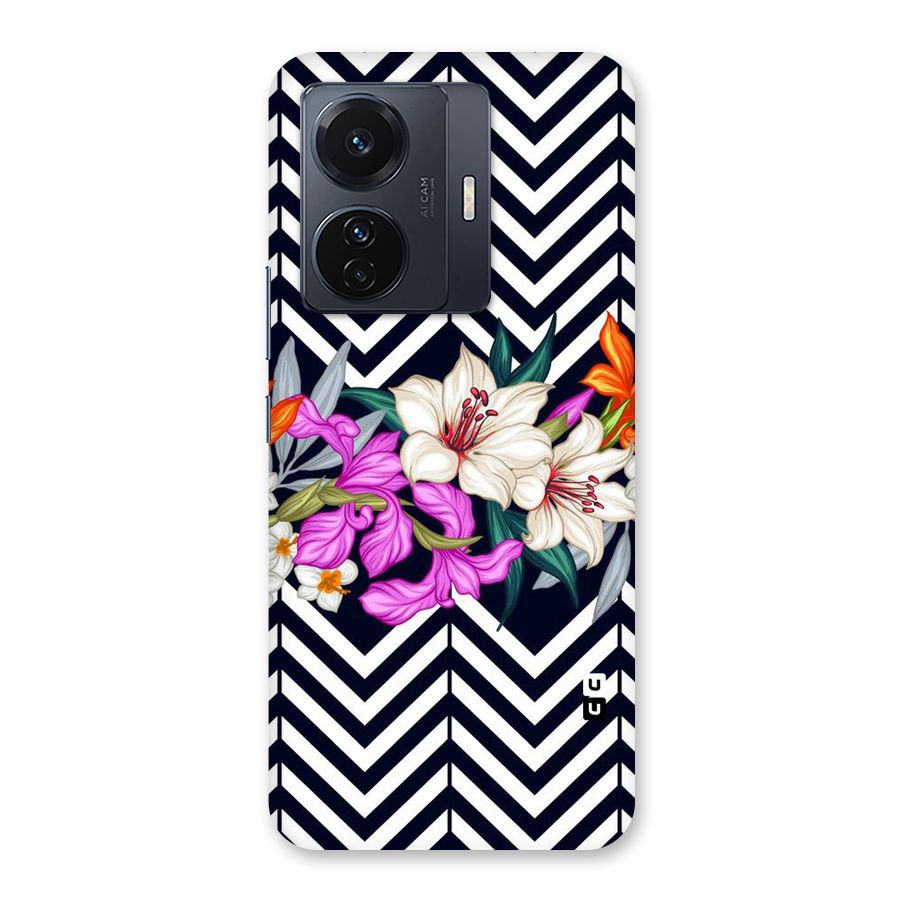 Artsy ZigZag Floral Back Case for Vivo T1 Pro