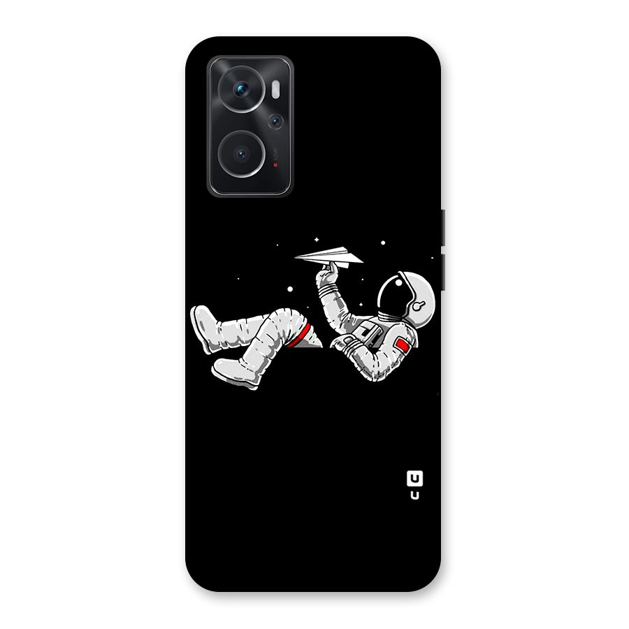Astronaut Aeroplane Back Case for Oppo K10 4G