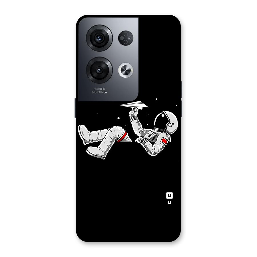 Astronaut Aeroplane Back Case for Oppo Reno8 Pro 5G