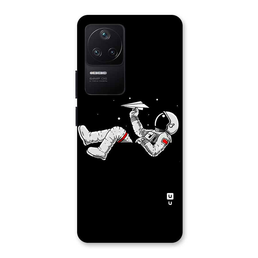 Astronaut Aeroplane Back Case for Poco F4 5G