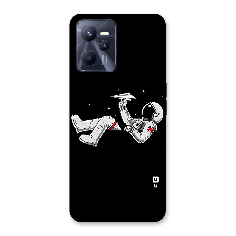 Astronaut Aeroplane Back Case for Realme C35