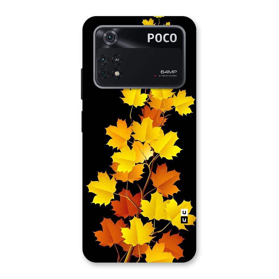 Autumn Forest Leaves Back Case for Poco M4 Pro 4G