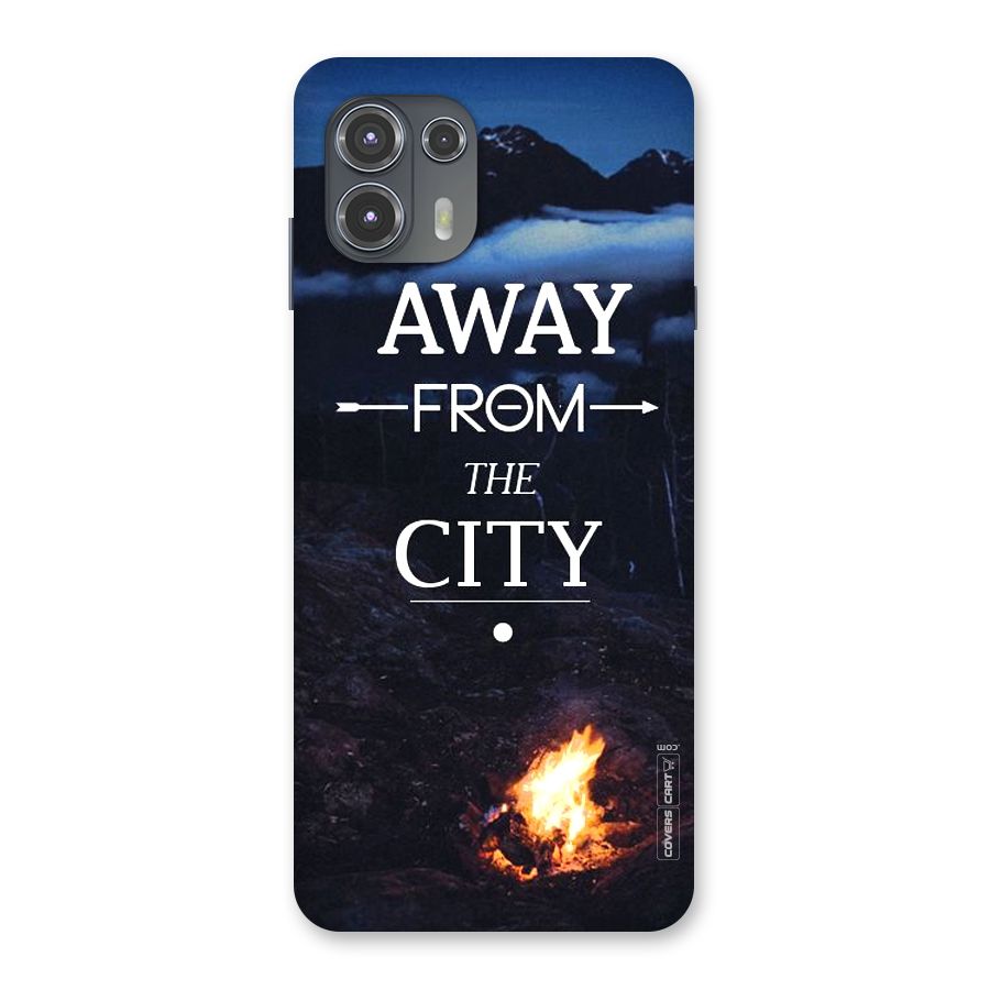 Away From City Back Case for Motorola Edge 20 Fusion