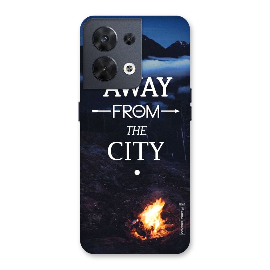 Away From City Back Case for Oppo Reno8 5G