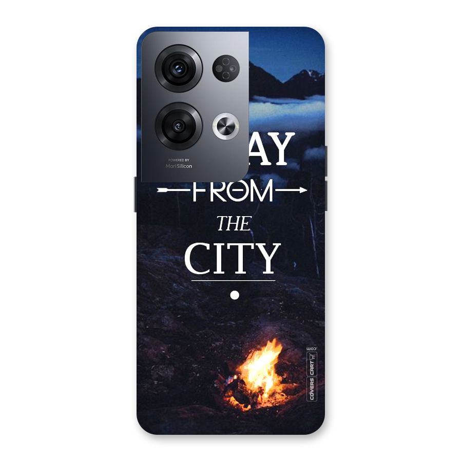 Away From City Back Case for Oppo Reno8 Pro 5G