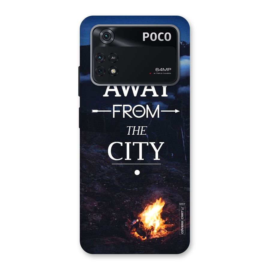 Away From City Back Case for Poco M4 Pro 4G