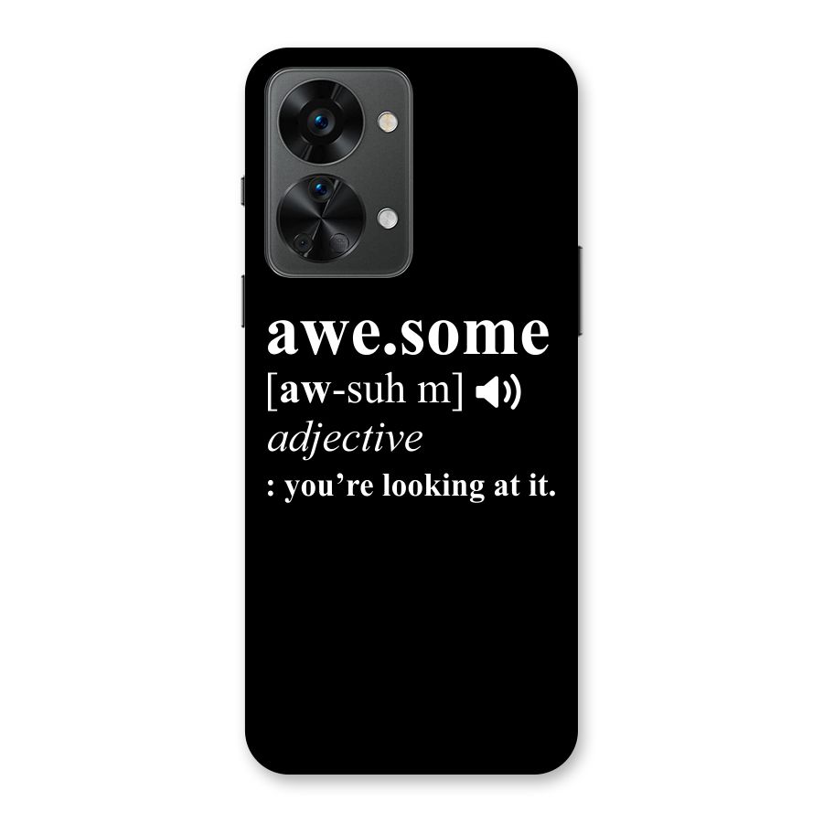 Awesome Looking at it Back Case for OnePlus Nord 2T