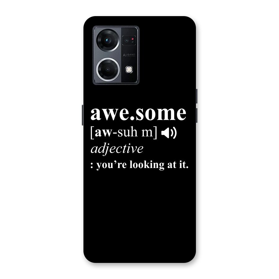 Awesome Looking at it Glass Back Case for Oppo F21 Pro 5G
