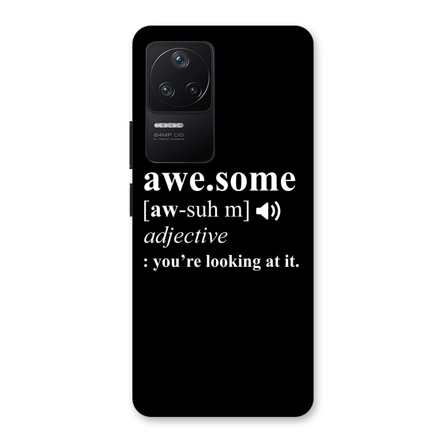 Awesome Looking at it Back Case for Poco F4 5G
