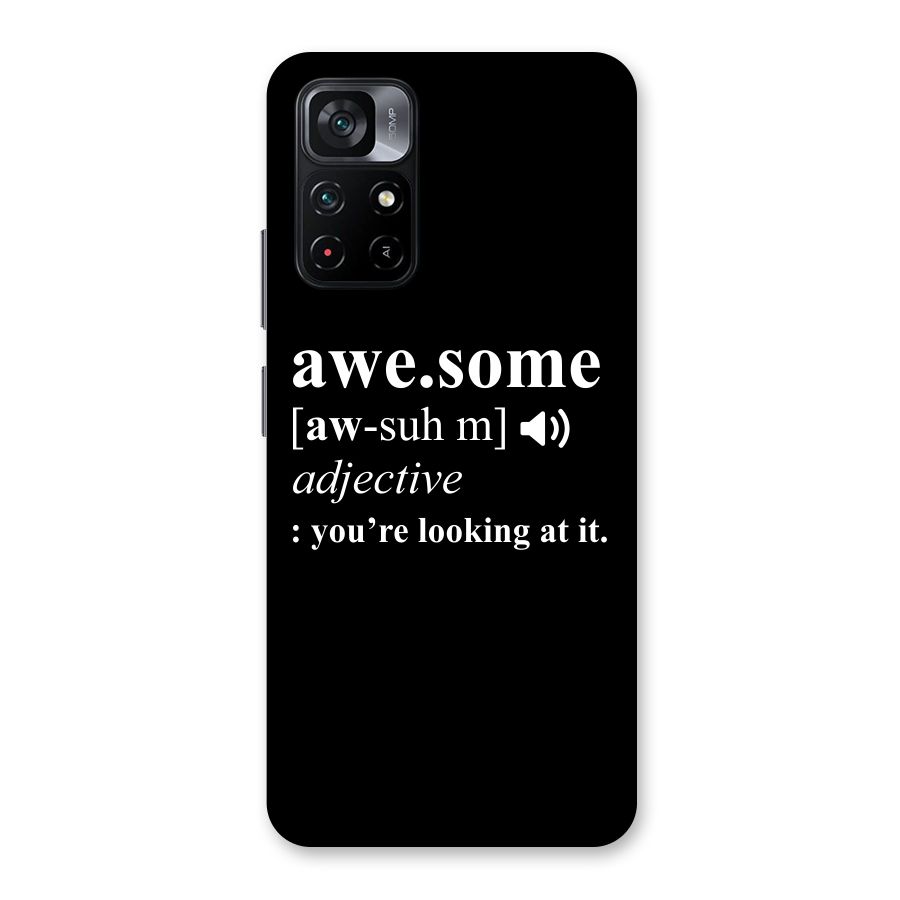 Awesome Looking at it Back Case for Poco M4 Pro 5G