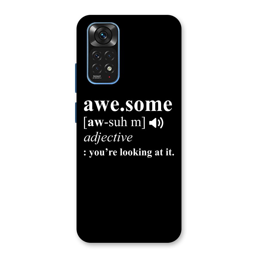 Awesome Looking at it Back Case for Redmi Note 11S