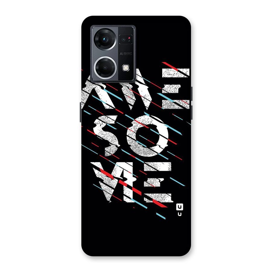 Awesome Me Glass Back Case for Oppo F21 Pro 5G