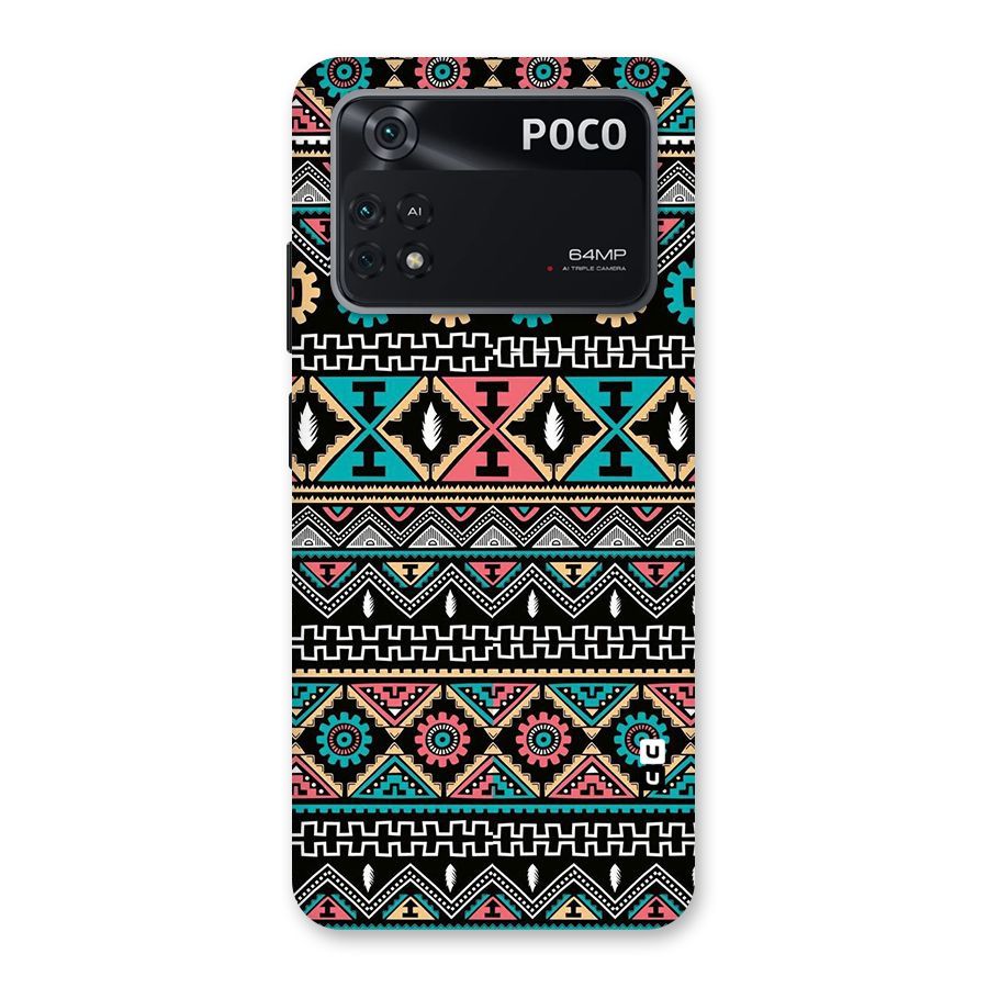 Aztec Beautiful Creativity Back Case for Poco M4 Pro 4G