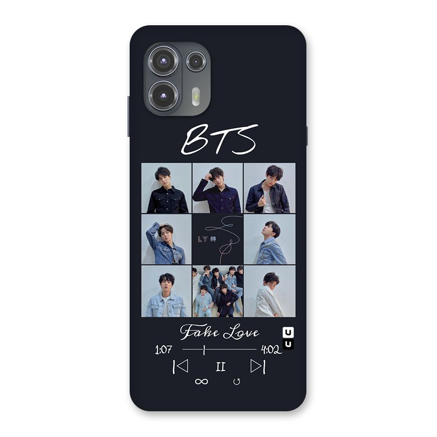 BTS Fake Love Back Case for Motorola Edge 20 Fusion
