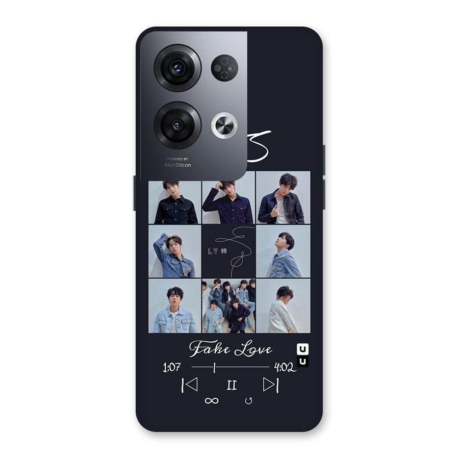 BTS Fake Love Back Case for Oppo Reno8 Pro 5G